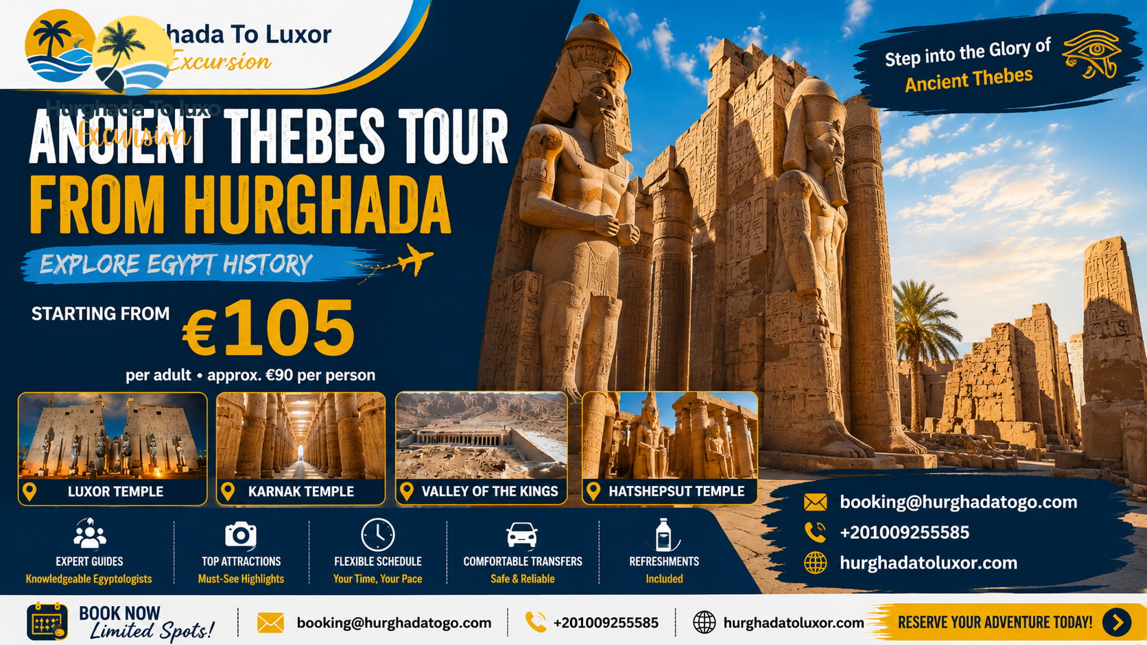 Ancient Thebes Tour from Hurghada Explore Egypt History