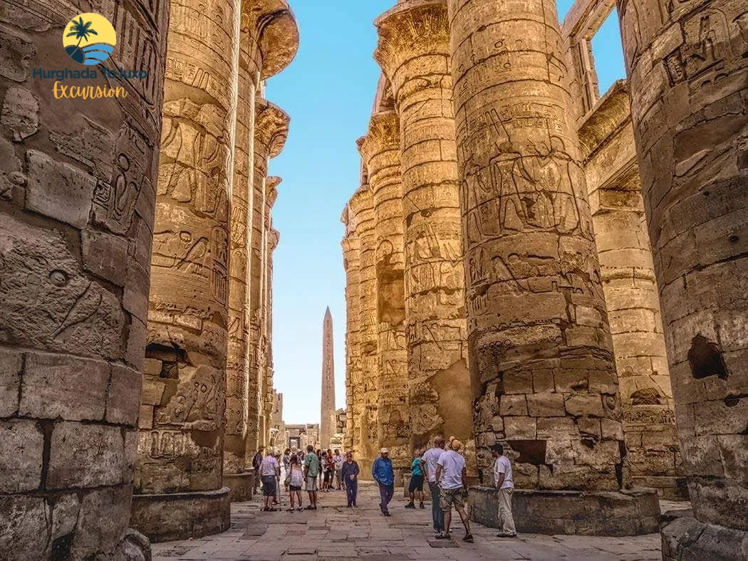Great Hypostyle Hall columns at Karnak Temple, Luxor