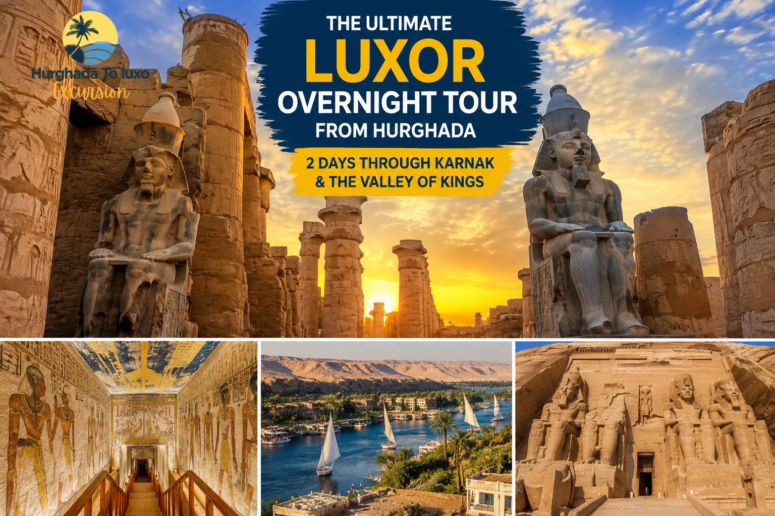 Luxor Overnight Tour from Hurghada