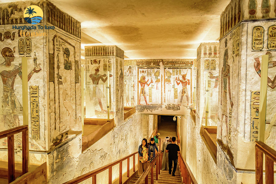 Tomb Painting Inside the Valley of the Kings